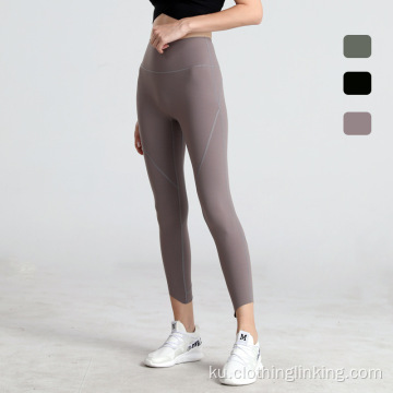 Pêkêşkêşên yoga ên rengîn ên leggings